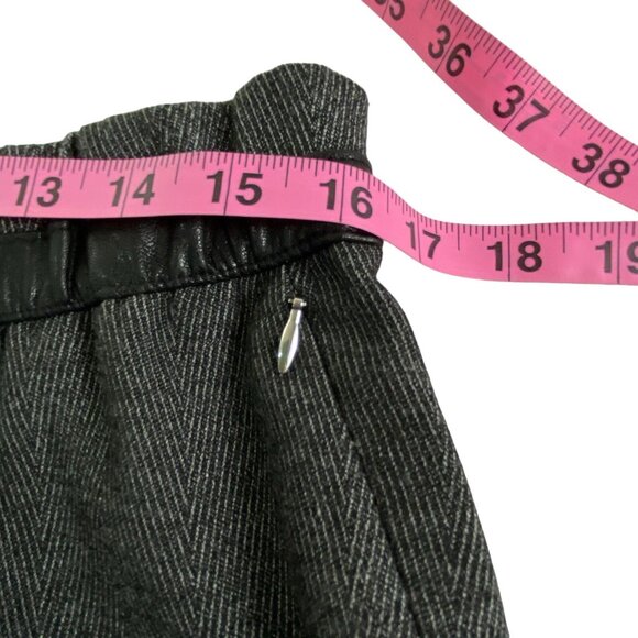 CHICO'S Women Black Label Pants Ankle Zip Elastic Waist Sz M Black Work 80-30 - Picture 7 of 16